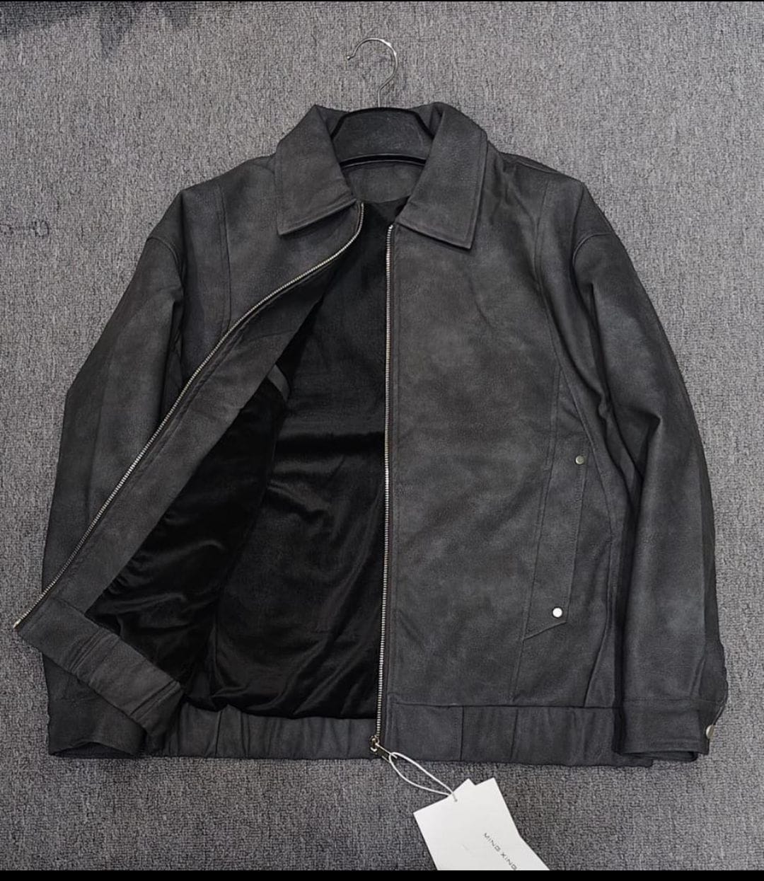vintage-style faux leather